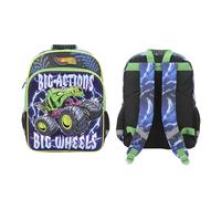 Hot Wheels Big Actions Big Wheels Monster Truck 16” Backpack