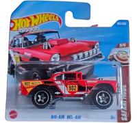 Hot Wheels Big-Air Bel-Air, Red Racing Car 902, Die-Cast Model