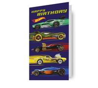 Hot Wheels Birthday Card
