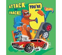 HOT WHEELS BIRTHDAY CARD AGE 5 HAPPY 5TH BIRTHDAY CARD