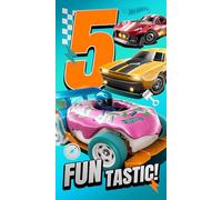 Hot Wheels Birthday Card for Age 5