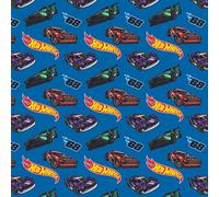 Hot Wheels Birthday Wrapping Paper - 2 Sheets and 2 Tags