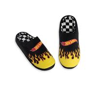 Hot Wheels Black Character Mule Slippers Mens