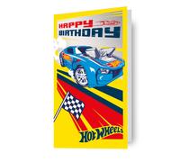 HOT WHEELS OPEN BIRTHDAY CARD