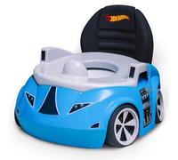 Hot Wheels - Blue Race Car Potty Training Toilet - Includes Detachable Toddler Toilet Seat and Potty for Kids, Ages 12 Months and Up