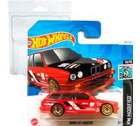 Hot Wheels BMW M3 Wagon HW Modified 10/10 (138/250) HTD89 Red 2024 + Protector Short Card Frikimonkey