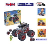 Hot Wheels Bone Shaker Building Set with Poseable Micro Driver - 192 Pieces