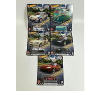 Hot Wheels Boulevard 5 Car Set Real Riders 1:64 Scale GJT68 979Q