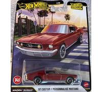 Hot Wheels Boulevard '67 Mustang Vehicle Vehicle Toy Custom for Vehicles Ages 3 and Up, Red JHW40