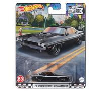 Hot Wheels Boulevard '70 Hemi Challenger #83 HKF25, 1:64 Scale, Black
