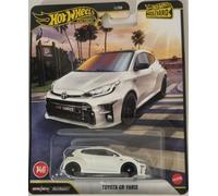 Hot Wheels Boulevard for Toyota GR Yaris Toy Vehicles for Vehicles 3 Years and Up, White, JHW19