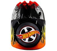 Hot Wheels Boys Bag, Drawstring Backpack For Summer, Boys Beach Bag, Official Merchandise, One Size Black