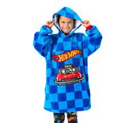 Hot Wheels Boys Blue Car Pocket Blanket Hoodie - 6-8 Years