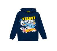 Hot Wheels Boys' Blue Cotton Hoodie, 7-8 Years