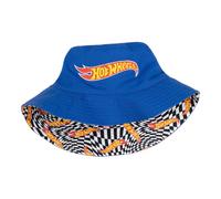 Hot Wheels Boys Checkerboard Logo Reversible Bucket Hat