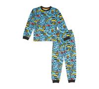Hot Wheels Boys Pyjama Set | Cotton Boys Pyjamas | Official Clothes | Car Gifts - 8-9 Years Blue