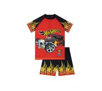 Hot Wheels Boy's Race Car Swim Set in Red | Size: 7-8 Years Hot Wheels Red 7-8 Years