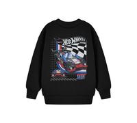 Hot Wheels Boy's Sweatshirt | Black | Official Merch | Size: 11-12 Years Hot Wheels Black 11-12 Years