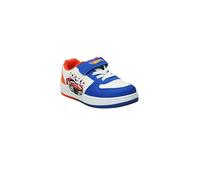 Hot Wheels Boys Trainers - Kids Shoes with Hook-and-Loop Strap - Comfortable Toddler Trainers - Official Footwear for Children (Off-White UK 13-EU32)