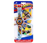 Hot Wheels Boys Watch - Digital Watch with 10 Different Images for Boys, Stocking Filler Gift for Birthday, Halloween, Christmas