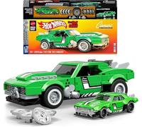 Mattel Brick Shop Hot Wheels Speed Series Building Set, Custom ’68 Camaro with 289 Pieces, Realistic Details and Custom Decals, Adult Collectors and Kids Ages 10+, JFT16