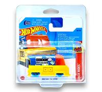 Hot Wheels Bricking Delivery LEGO COMPATIBLE (Blue, Clear Orange & Yellow) 3/5 Brick Rides - 2023-58/250 (Short Card) - COMES IN A KLAS CAR KEEPER PROTECTIVE COLLECTORS CASE - HKJ87