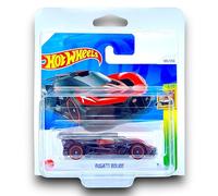 Hot Wheels Bugatti Bolide (Black & Red) 3/10 HW Exotics - 2024-185/250 (Short Card) - includes a KLAS Car Keeper Protector Case - HTF08