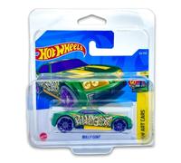 Hot Wheels Bully Goat (Green) 1/10 HW Art Cars 2022 - 62/250 (Short Card) *** COMES IN A KLAS CAR KEEPER PROTECTIVE COLLECTORS CASE *** HCX03