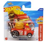 Hot Wheels - Buns of Steel - Let's Race 5/5 - HYY88 - Short Card - Burger and Fries - Netflix - Mattel 2025-1:64