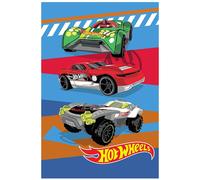 Hot Wheels Fleece Blanket - Epic Race Car Design - Bed Throw Super Soft Blanket - 100% Polyester - 100 x 150cm, Twin
