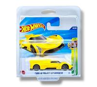 Hot Wheels Cadillac Project GTP Hypercar (Yellow) 1/5 HW Exotics - 2025-99/250 (Short Card) - includes a KLAS Car Keeper Protector Case - HYX40
