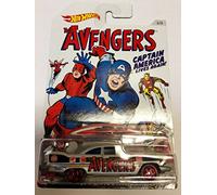 Hot Wheels, Captain America Avengers Exclusive, '57 Plymouth Fury