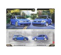 Hot Wheels Car Culture 2-Pack Volkswagen Golf R32 & Mk7