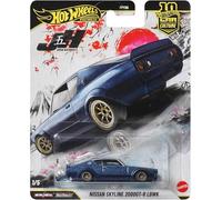 Hot Wheels LB Nissan Skyline 2000GT-R LBWK Car Culture Vehicle, Premium 1:64 Scale Die-Cast Toy Car with Real Riders Tires & Metal/Metal Body & Chassis, JKF11