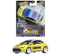 Hot Wheels Car Culture Slide Street 2023 Toyota GR Corolla Toy Car Yellow