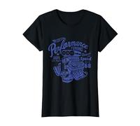 Hot Wheels Car Engine Tuning T-Shirt, Women, Black, Medium