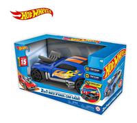 Hot Wheels Car Storage 2in1 Race N' Haul free wheel Car Storage case with Retractable Handle - Stores up to 15 cars (cars not included)