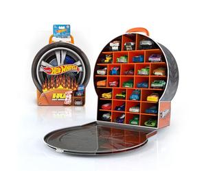 Hot Wheels Car Storage Case - Increased Storage Cars Carry Case | With Easy Grip Carrying Handle | Up to 29 Vehicles | Car Toys Organiser - Cars are not included
