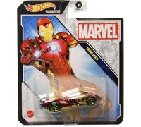 Hot Wheels Character Cars Marvel Iron Man Toy Vehicle for Ages 3+