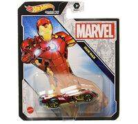 Hot Wheels Character Cars Marvel Iron Man Toy Vehicle for Ages 3+