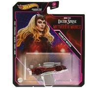 Hot Wheels Character Car Marvel Scarlet Witch Toy Vehicle for Ages 3 and up