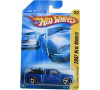 Hot Wheels Chevy Silverado, [Blue] 2007 New Models 20/36