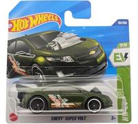 Hot Wheels Chevy Super Volt, EV Series, Green Die-Cast Car, 7/10