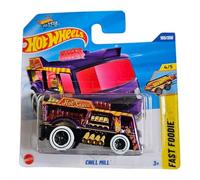 Hot Wheels Chill Mill Fast Foodie Die-Cast Car, 160/250, Purple and Red, TREASURE HUNT WITH PROTECTIVE CASE
