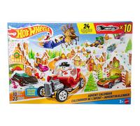 Hot Wheels Christmas Advent Calendar | 10 Hot Wheels Cars & 14 Accessories