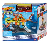 Hot Wheels City Downtown Express Car Wash Playset