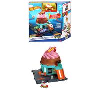 Hot Wheels City Downtown Ice Cream Swirl Playset