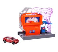 Hot Wheels City Downtown Super Fuel Stop Playset