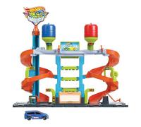 Hot Wheels City Mega Car Wash with 1 Color Shifters Car, Toy for Kids