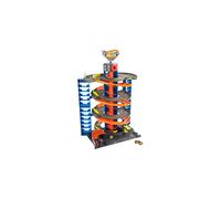 Hot Wheels City Mega Garage Playset with Corkscrew Elevator & Storage for 60+ Cars, Includes 1 Hot Wheels 1:64 Scale Vehicle